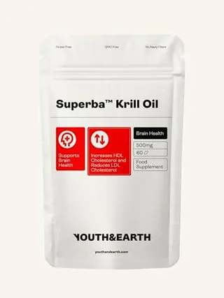 Youth & Earth Aceite de Krill Superba™ 500mg (60 Cápsulas Blandas)