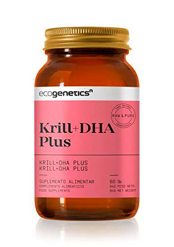 Ecogenetics KRILL + DHA plus (415mg de omega 3 en cada cápsula)