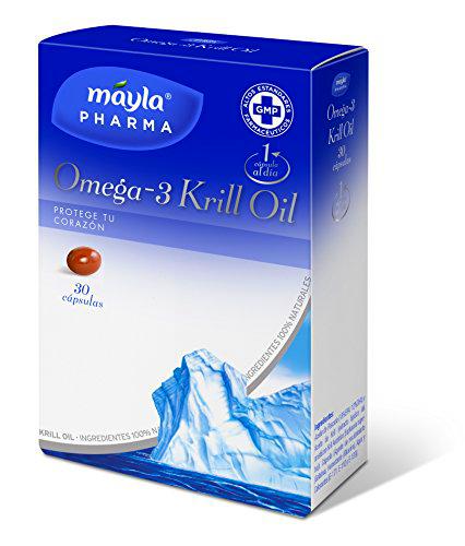 Mayla Omega 3 Krill Oil, Único, 30 Unidades