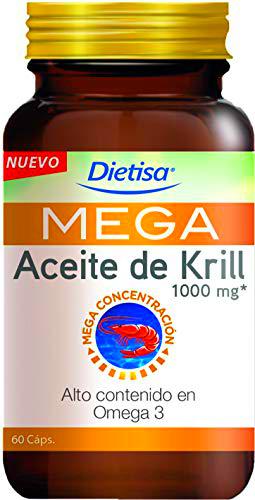 Dielisa - MEGA Aceite de Krill 1.000 mg - 60 cápsulas
