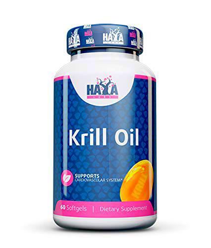 Haya Labs El Aceite De Krill, 500 Mg - 60 Cápsulas 80 g
