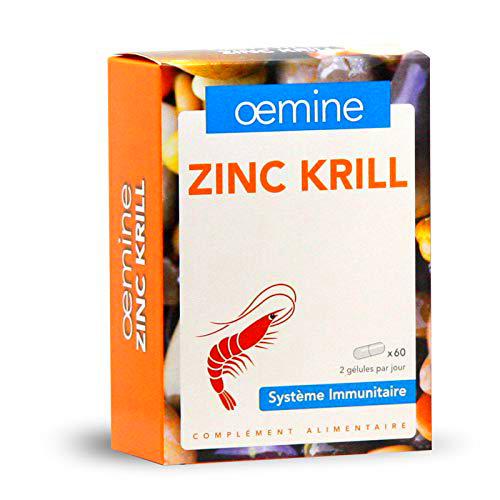 Oemine Krill de Zinc, 60 Cápsulas 120 gr