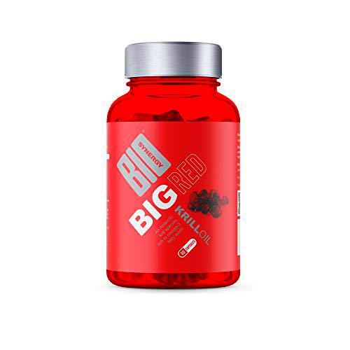 Biosynergy Big Red Krill Healthy Heart and Brain Easy to Swallow NonGMO Oil 60g