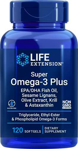 Life Extension Super Omega-3 Plus 120 Cápsulas Blandas 240 g