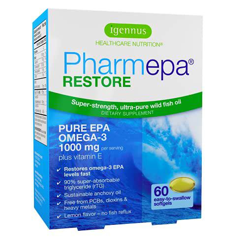Pharmepa RESTORE aceite de pescado omega-3 de grado farmacéutico y alta potencia