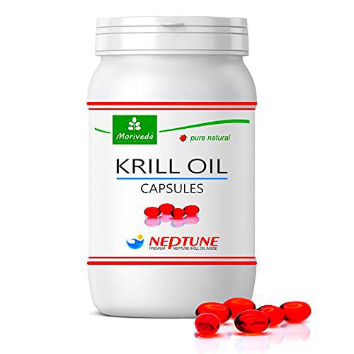 MoriVeda® - Aceite de Krill cápsulas 90 o 270, 100% puro NEPTUNE aceite de krill premium