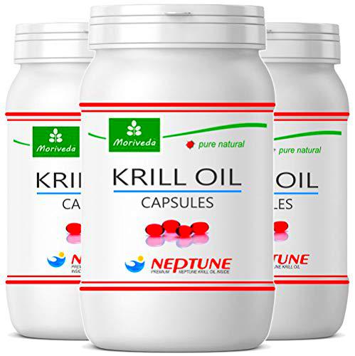 MoriVeda® Neptune Krill Oil 270 cápsulas con aceite omega 3 de alta calidad