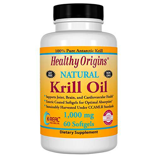 Healthy Origins, Krill Oil, Natural Vanilla Flavor