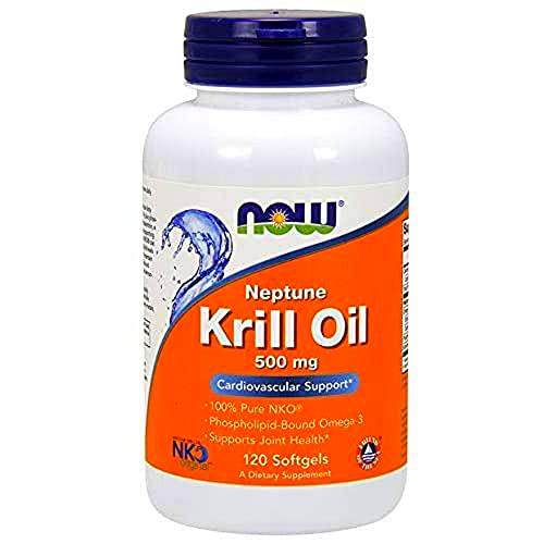 Now Foods Aceite de Krill Neptune 500 Mg, 120 Unidades, 120 Gramas